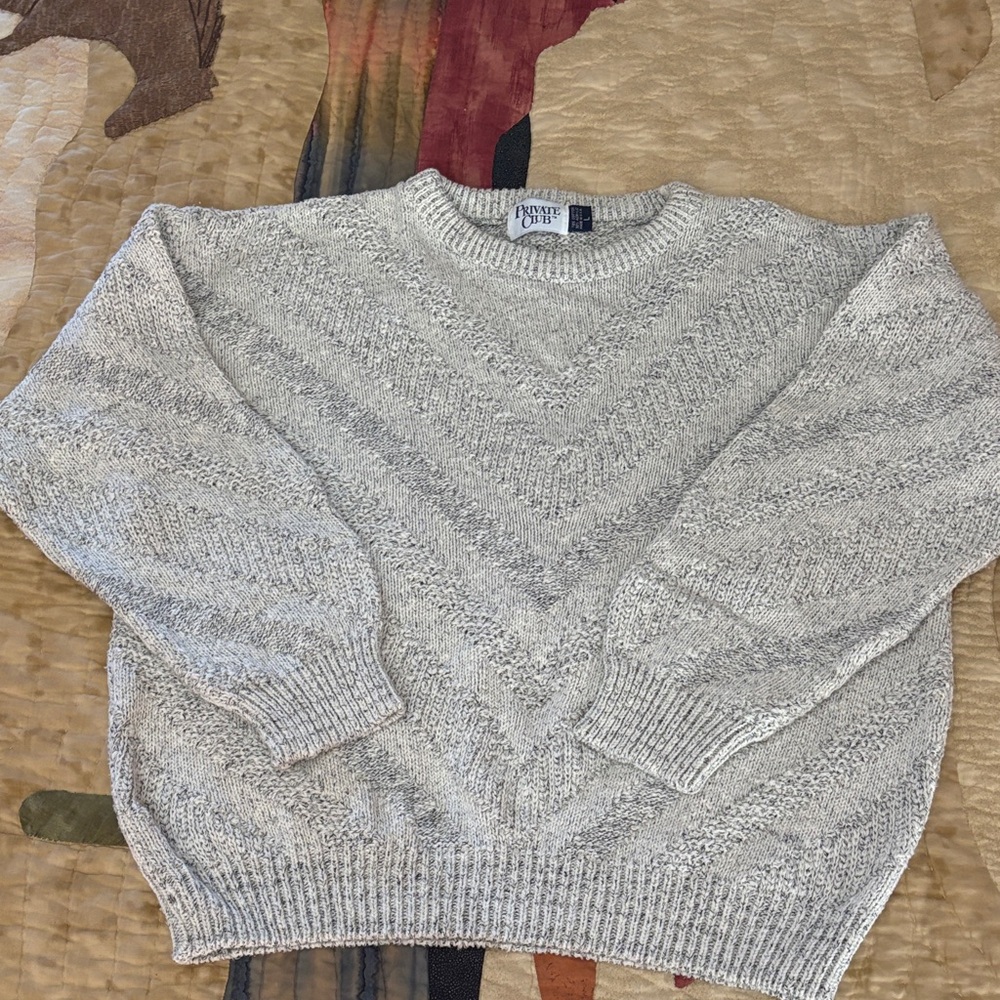 Classic Gray Crewneck Sweater